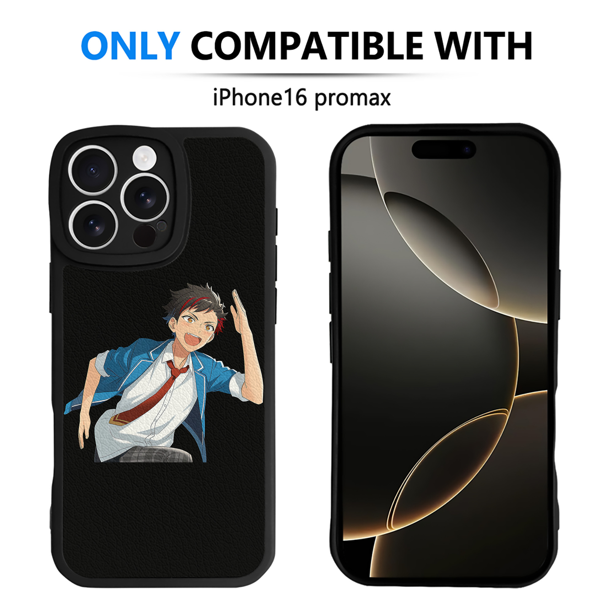 （画像用） あんさんぶるスターズ! Ensemble Stars 【iPhone 16シリーズ対応】シリコンスマホケース（レザー調） 材質：シリコン